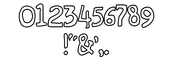 oldies cartoon Font OTHER CHARS