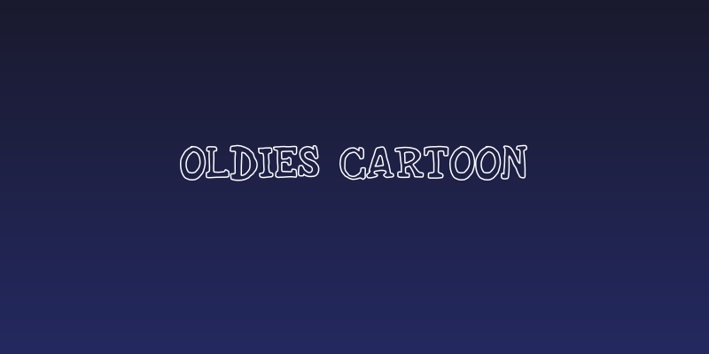 oldies cartoon Social Header