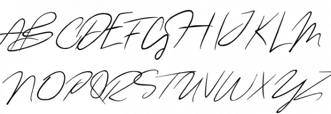 oliver quin Regular Schriftart Groß