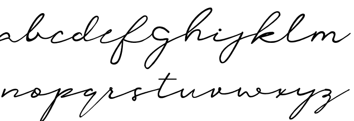oliver quin Regular Schriftart Kleinbuchstaben