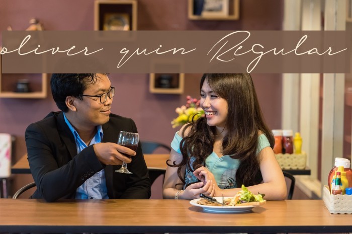 oliver quin Regular Example 1