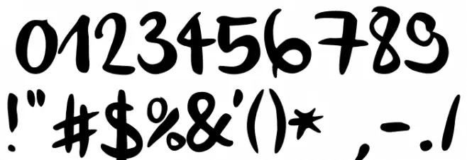 olivier Regular Font OTHER CHARS