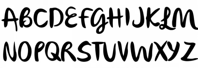 olivier Regular フォント 大文字