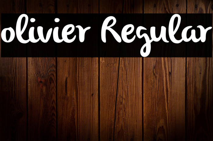 olivier Regular Example 3