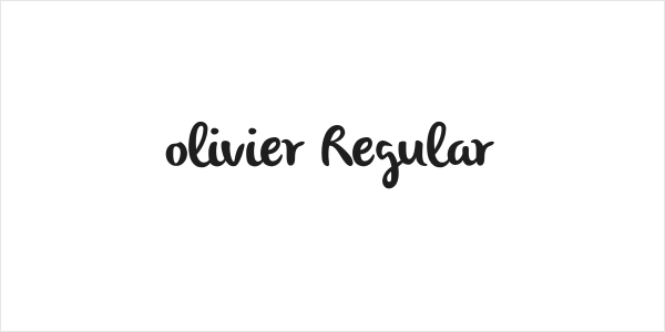 olivier Regular Logo