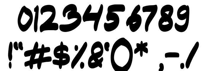 OMASU Font OTHER CHARS