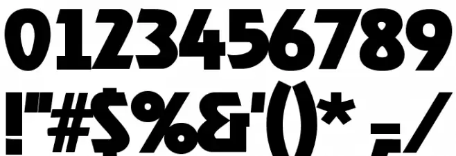 OMEGA Boldo Rocko Font OTHER CHARS