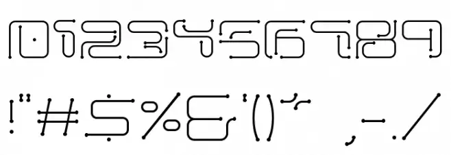 OMEGA FREE Font OTHER CHARS