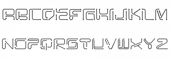 OMEGA FREE 字体 小写