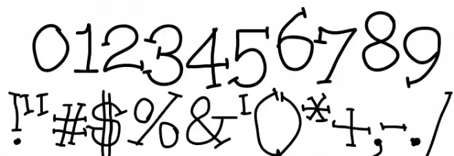 OMGWilliamsSerifs Font OTHER CHARS