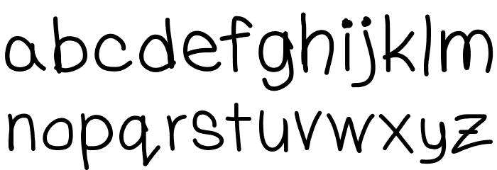 OMGWriteLikeWilliam Font LOWERCASE