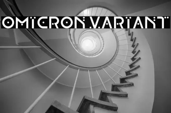 OMICRON VARIANT Font examples