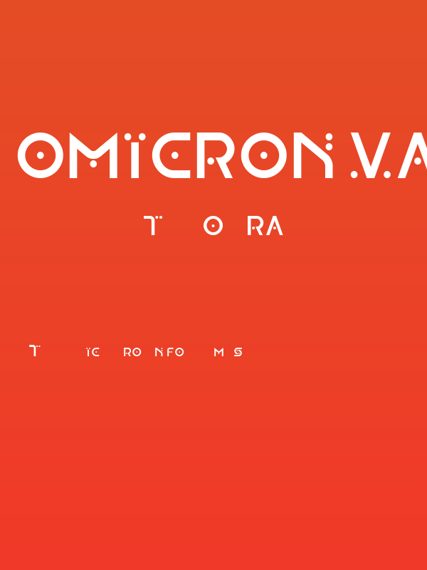 OMICRON VARIANT Poster