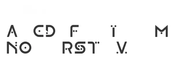 OMICRON VARIANT Caratteri MINUSCOLO