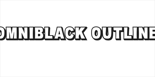 OMNIBLACK Outline Logo