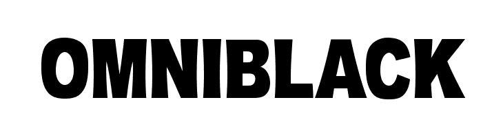 OMNIBLACK  フリーフォントのダウンロード