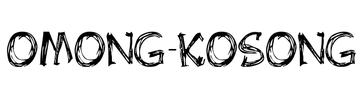 OMONG-KOSONG Font