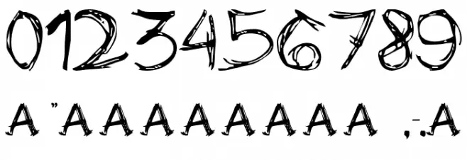 OMONG-KOSONG Font OTHER CHARS