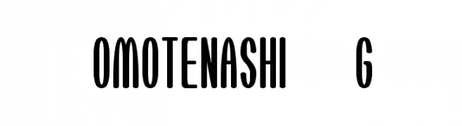 OMOTENASHI__G  Frei Schriftart Herunterladen