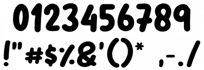 Om Botak Font OTHER CHARS