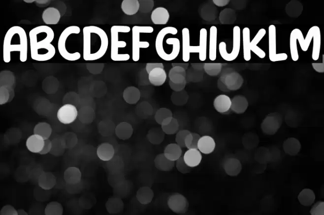 Om Botak Font examples