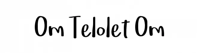 Om Telolet Om  Скачать бесплатные шрифты