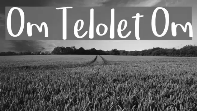Om Telolet Om Font examples