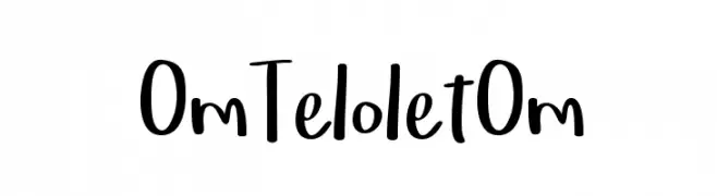 OmTeloletOm  フリーフォントのダウンロード