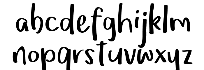 OmTeloletOm Font LOWERCASE