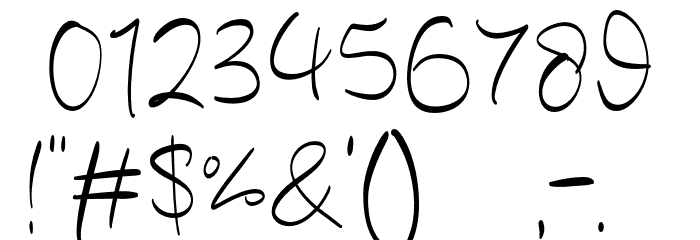 Omantha Signature Font OTHER CHARS