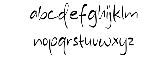 Omantha Signature Font LOWERCASE