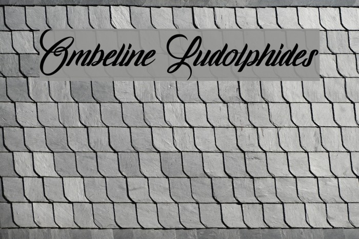 Ombeline Ludolphides Font examples