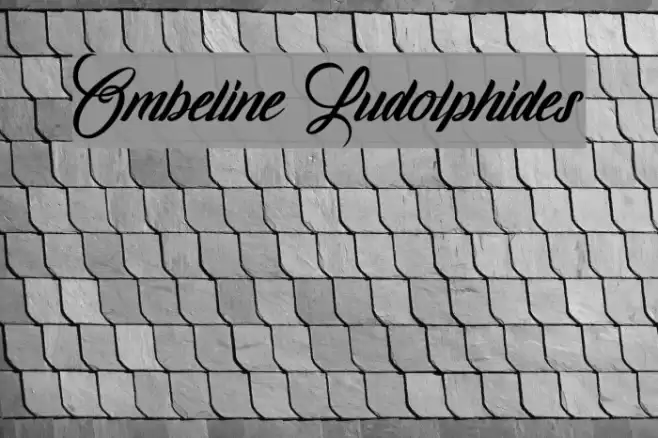 Ombeline Ludolphides Font examples