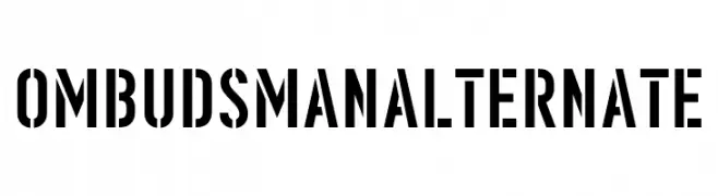 Ombudsman Alternate  Fuentes Gratis Descargar