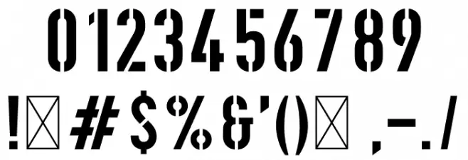 Ombudsman Alternate Font OTHER CHARS