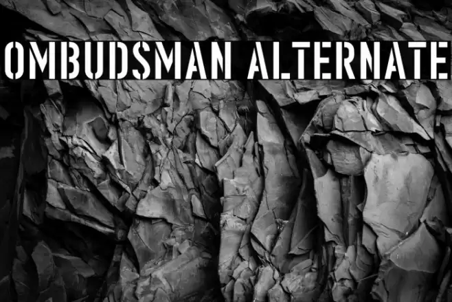 Ombudsman Alternate Font examples