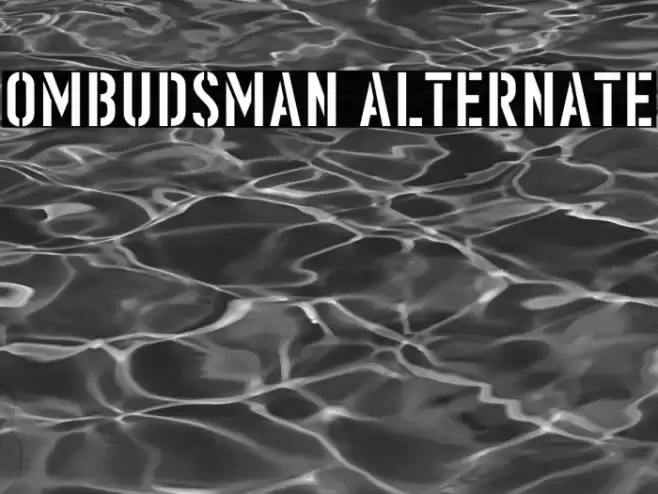 Ombudsman Alternate Font examples