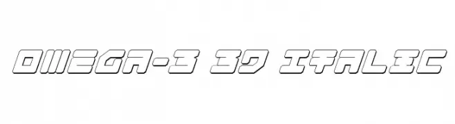 Omega-3 3D Italic 
