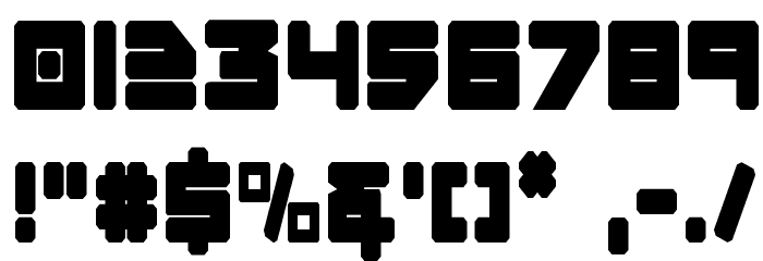 Omega-3 Condensed Font OTHER CHARS