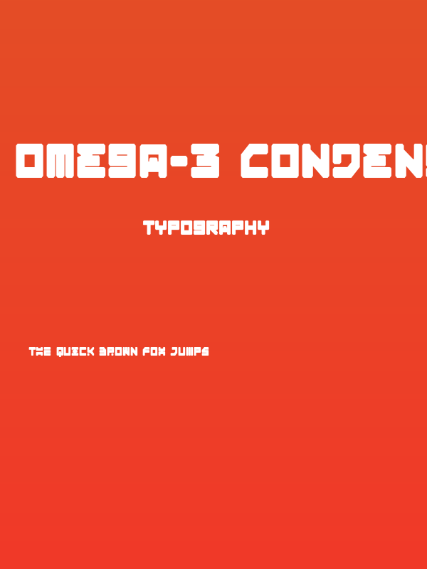 Omega-3 Condensed Poster