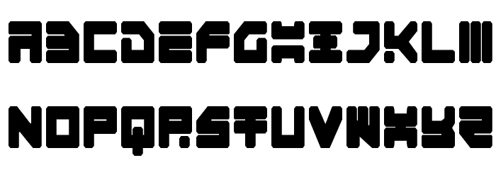 Omega-3 Condensed Font LOWERCASE