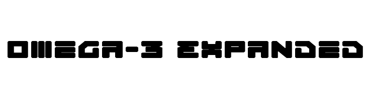 Omega-3 Expanded  Frei Schriftart Herunterladen
