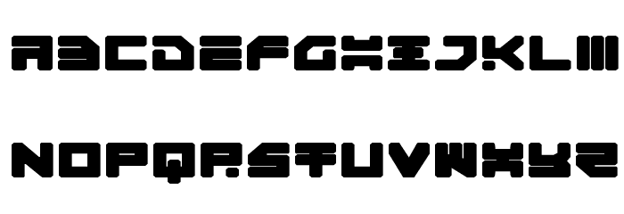 Omega-3 Expanded Font LOWERCASE