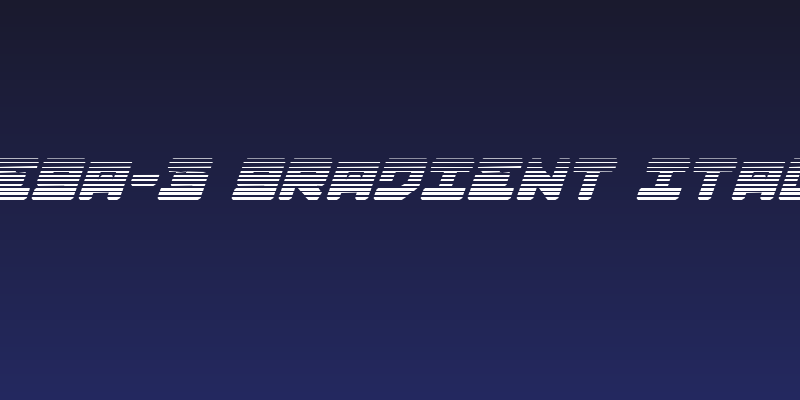 Omega-3 Gradient Italic Social Header