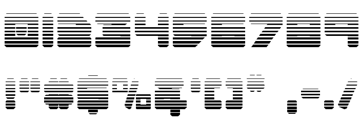 Omega-3 Gradient Font OTHER CHARS