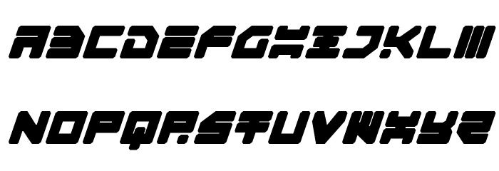 Omega-3 Italic Font LOWERCASE