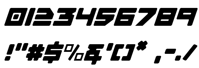 Omega-3 Light Italic Font OTHER CHARS