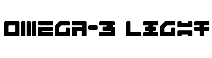 Omega-3 Light Font