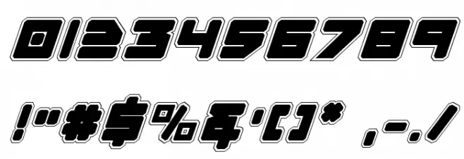 Omega-3 Pro Italic Font OTHER CHARS