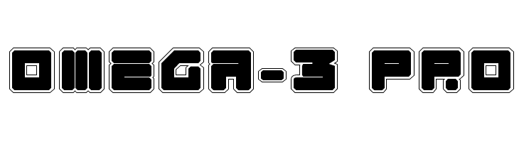 Omega-3 Pro Font